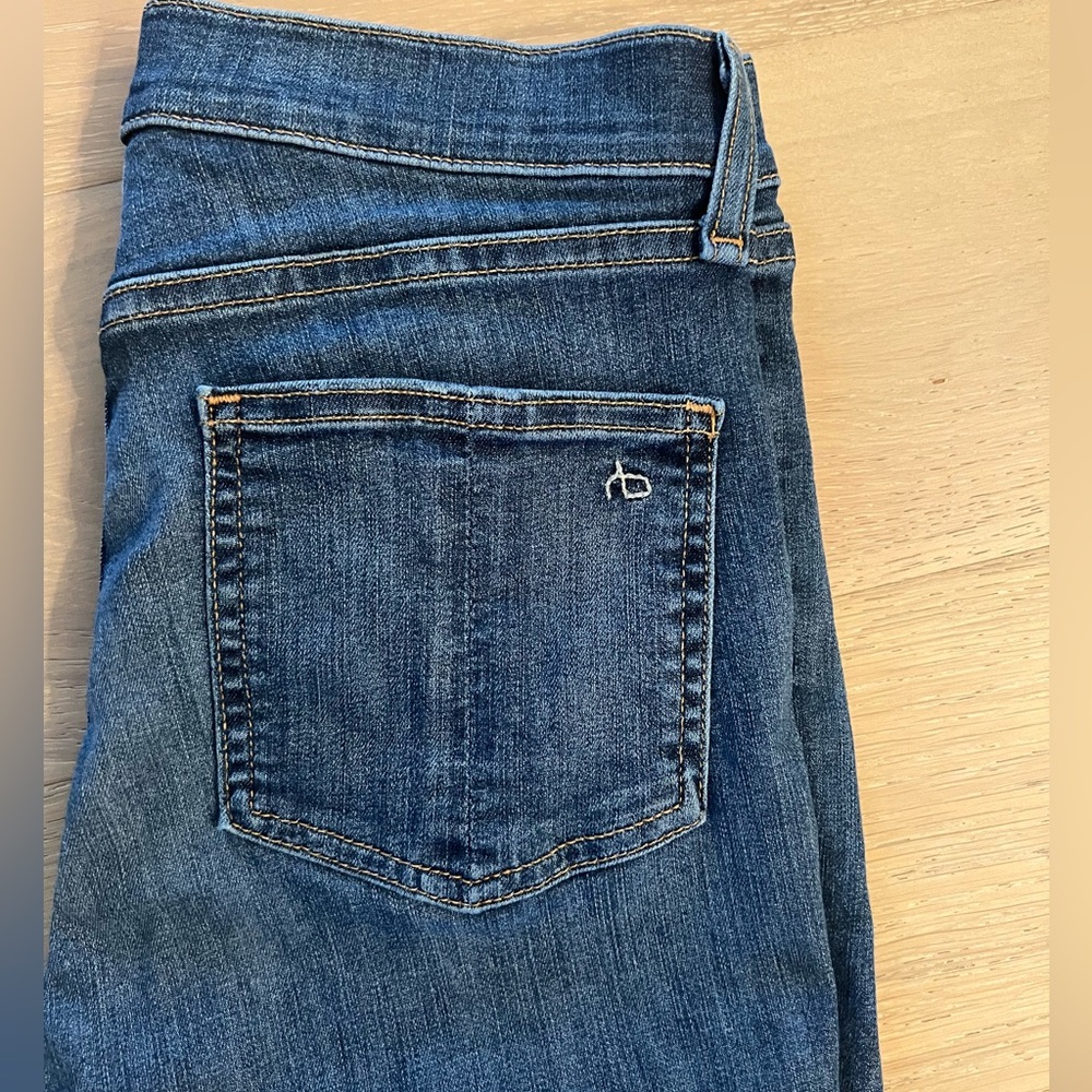 Rag & Bone high rise ankle skinny